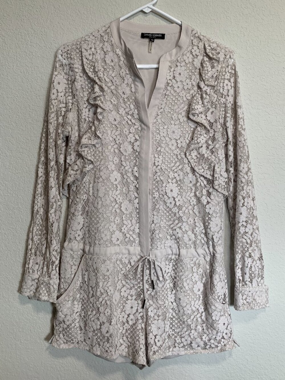 David Lerner Lace Romper